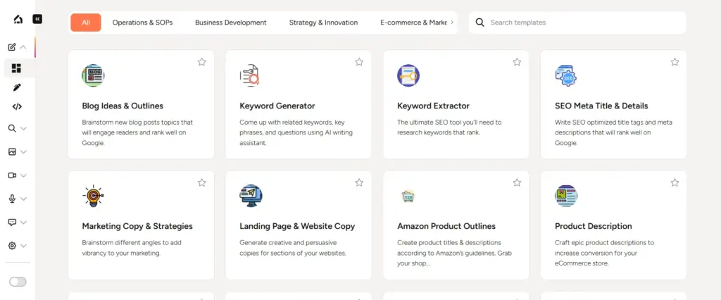Workaforce Content Creation Templates