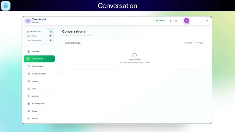 ZenoAssist Conversation