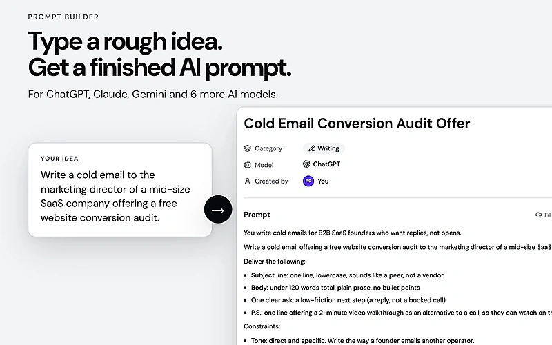 Idea To Prompt
