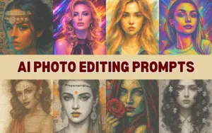 AI Photo Editing Prompts - Vol 1-3 | Extended License