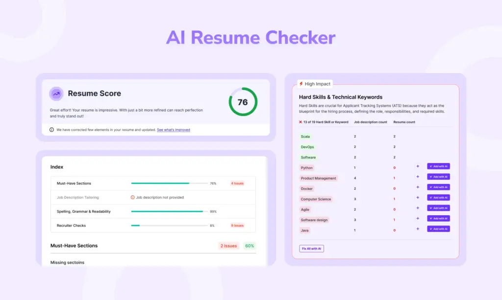 ResumeUp.AI AI Resume Checker