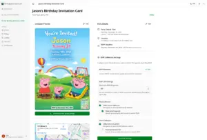 BirthdayInvitationAI Invitation Generation