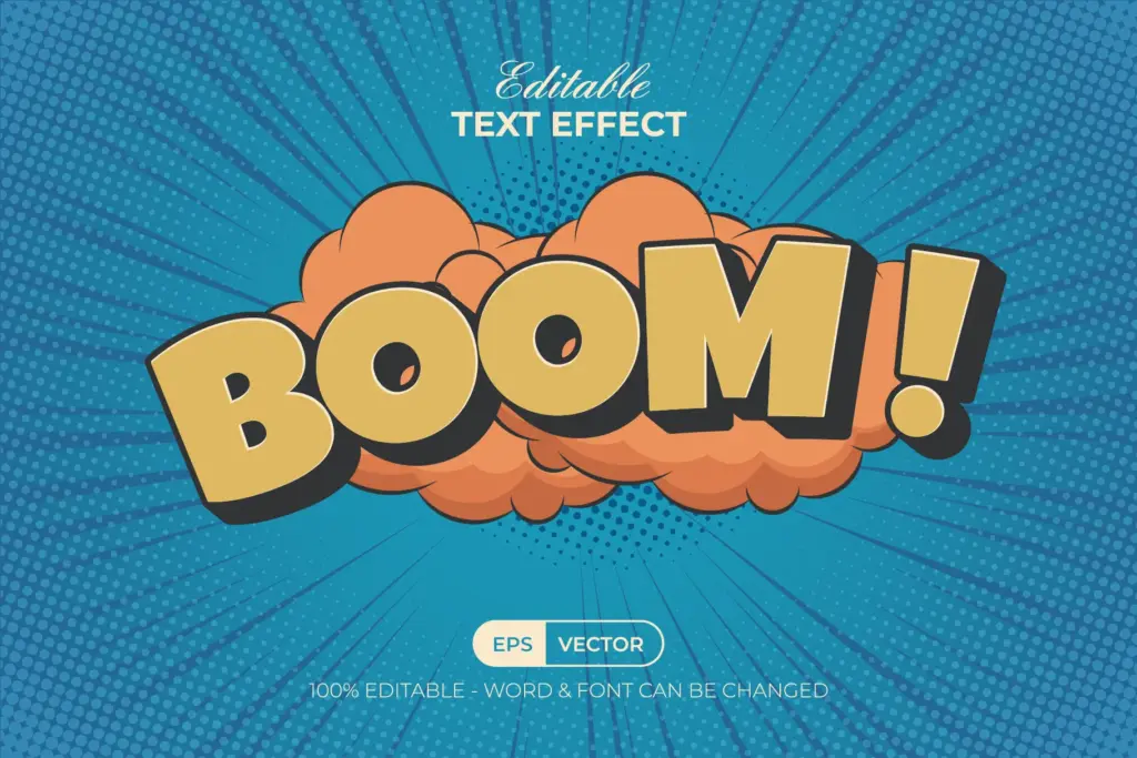 Comic Text Effect - Booom