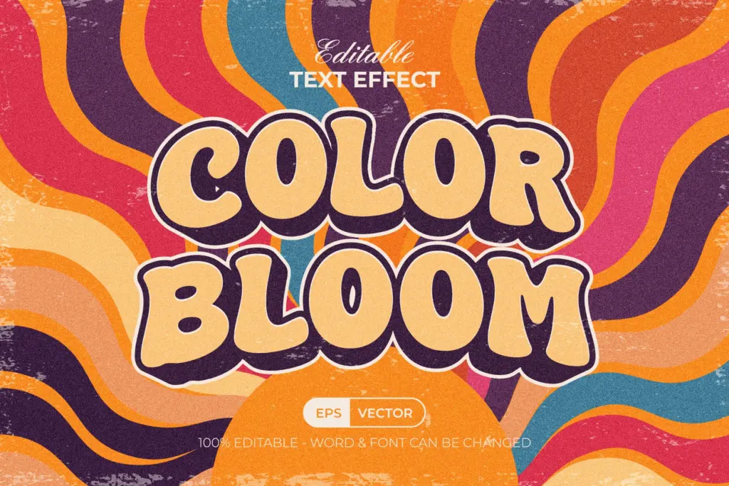 Comic Text Effect - Color Bloom