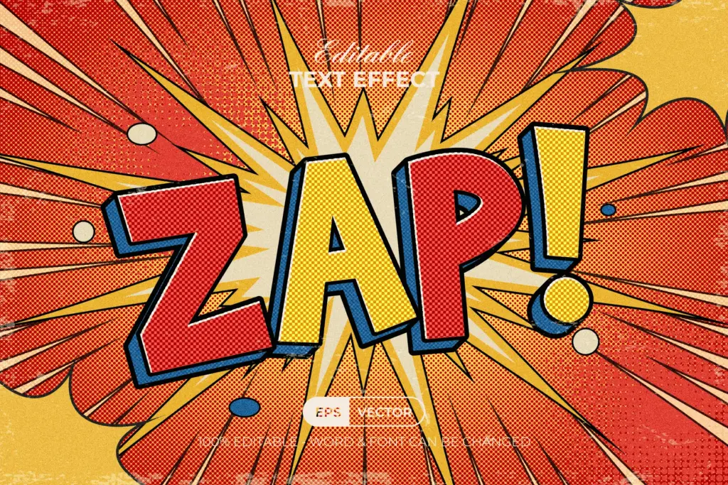 Comic Text Effect - Zap