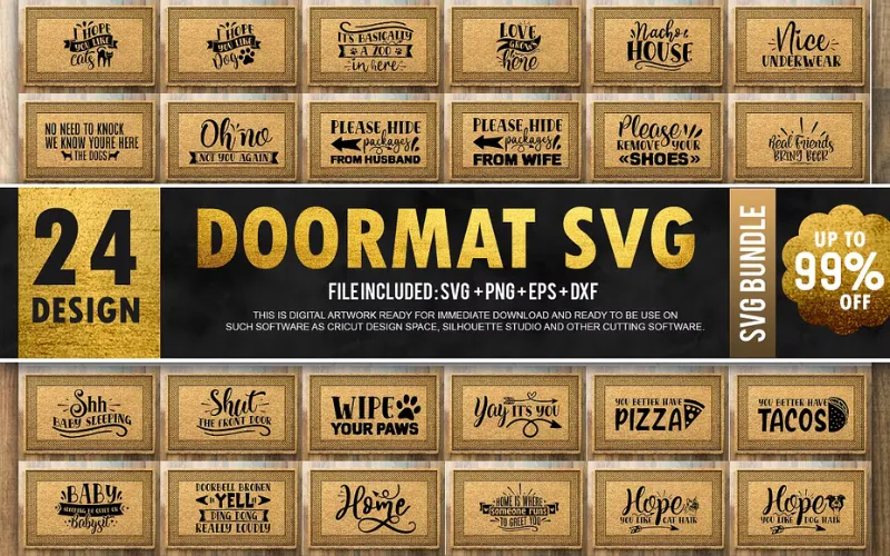 Collage of included in the bundle