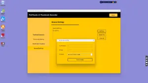 PickThumb AI Thumbnails Generator General Settings Screen