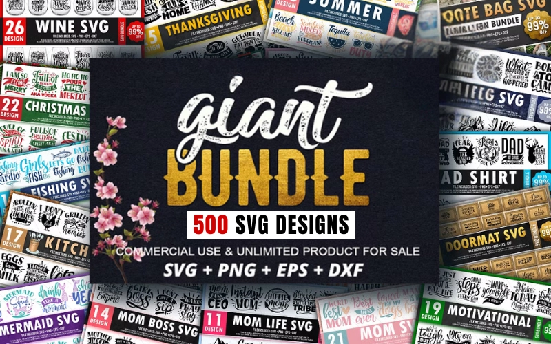 Giant SVG Designs Bundle Feature Image