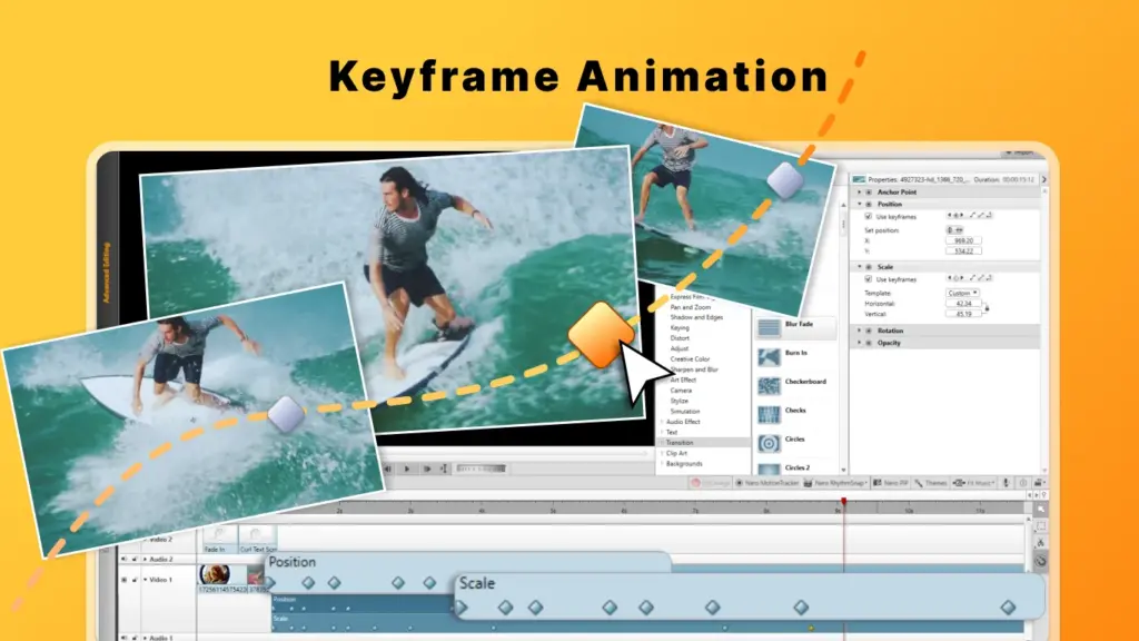Keyframe Animation using Nero Video