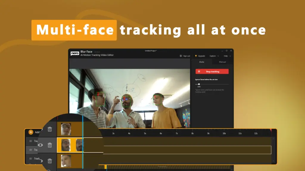 Multi-Face Tracking with Nero