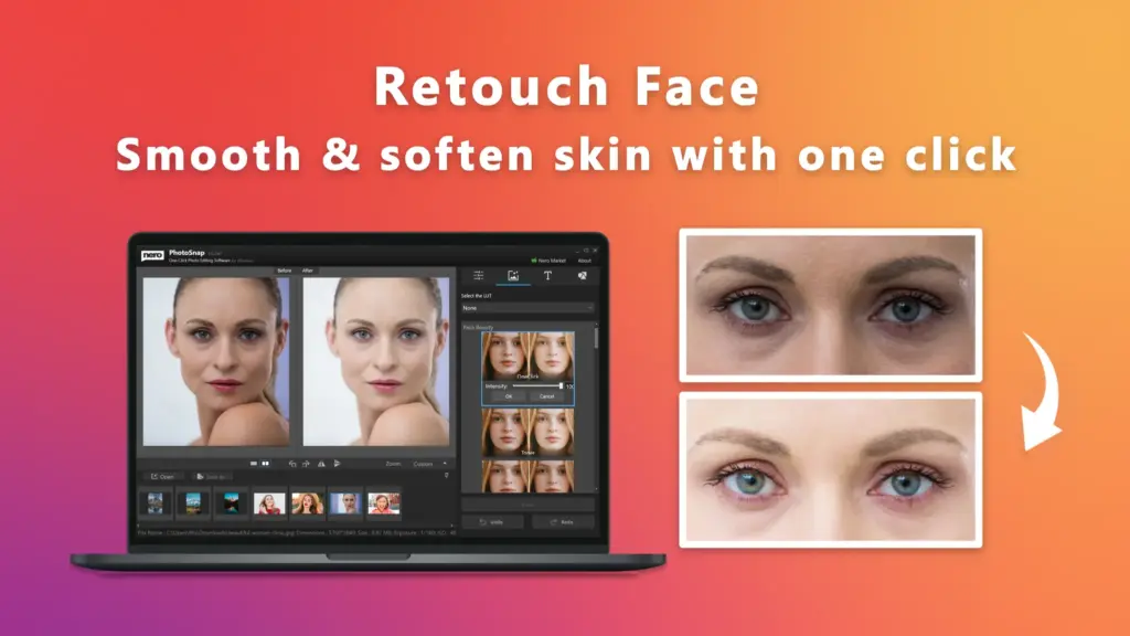 Retouch Face with Neo Photosnap