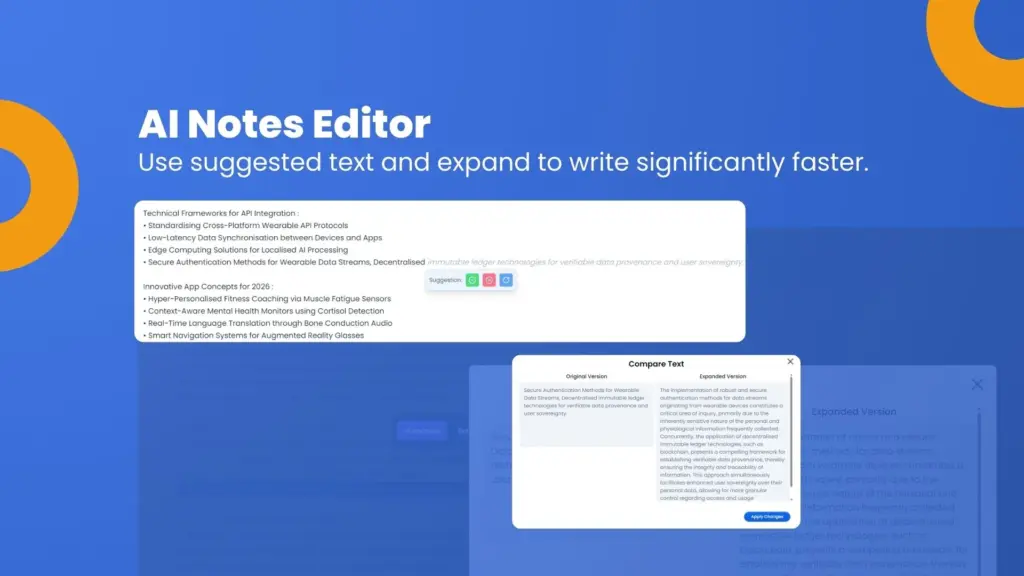 ResearchCollab AI Notes Editor