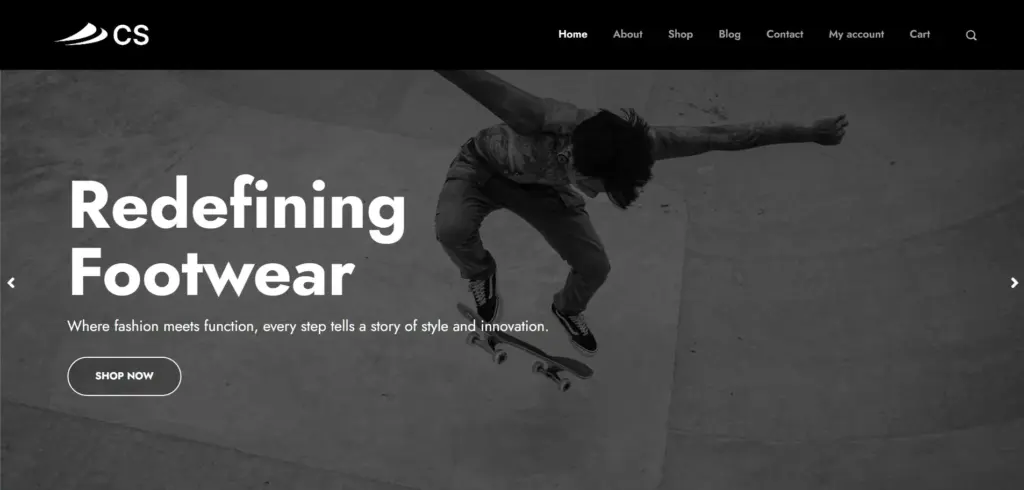 Chimpshoes-WordPress-website-template