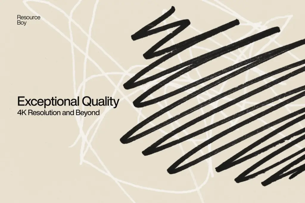 Close-up details of the Scribble Overlays & Textures Bundle.