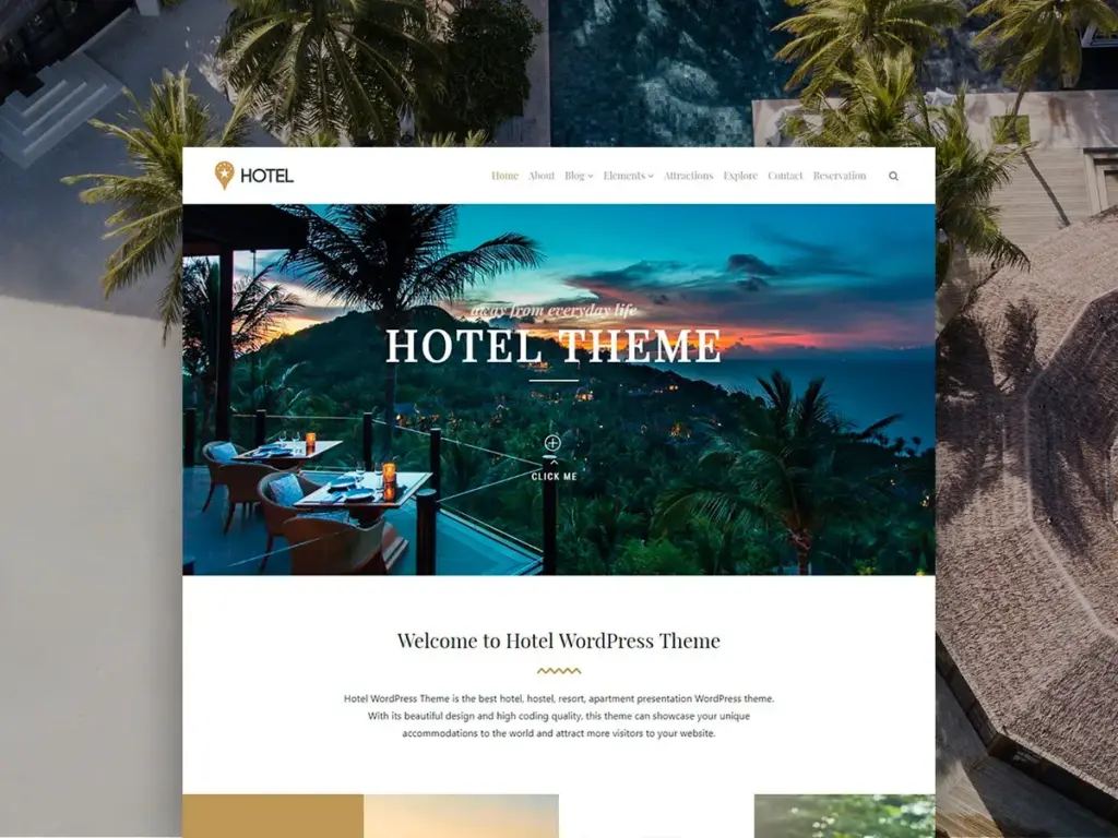 Hotel WordPress Theme by Visualmodo