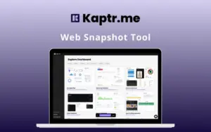 Kaptr.me Web Snapshot Tool Feature Image