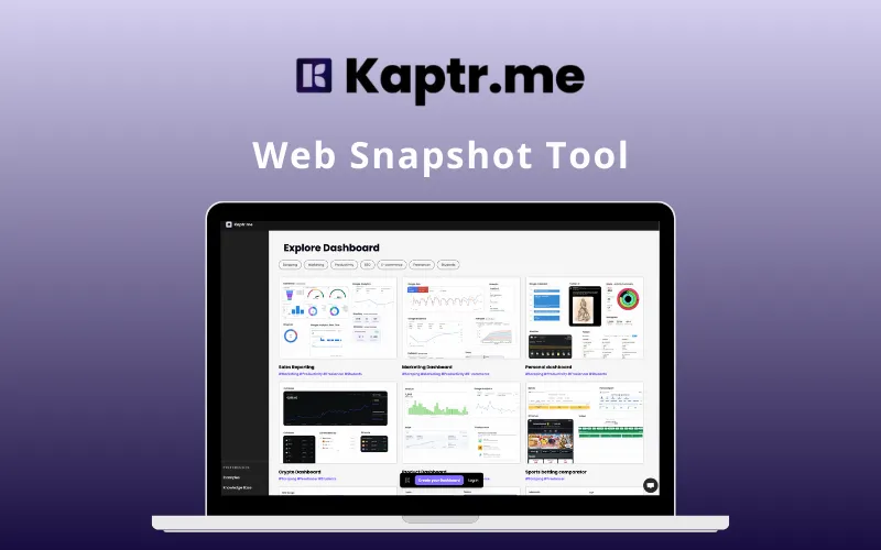 Kaptr.me Web Snapshot Tool Feature Image