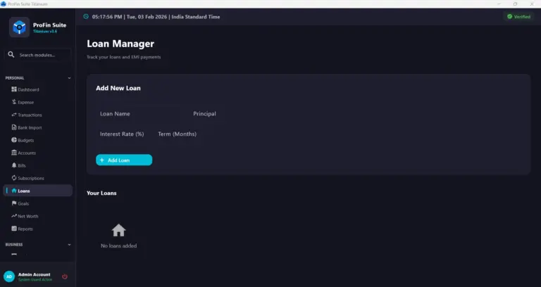 PROFIN SUITE Loan Manager