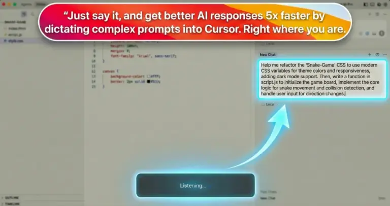 Using Blip AI to generate an CSS codes using speech