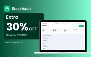 StackVault SaaS Management Platform Sale Banner