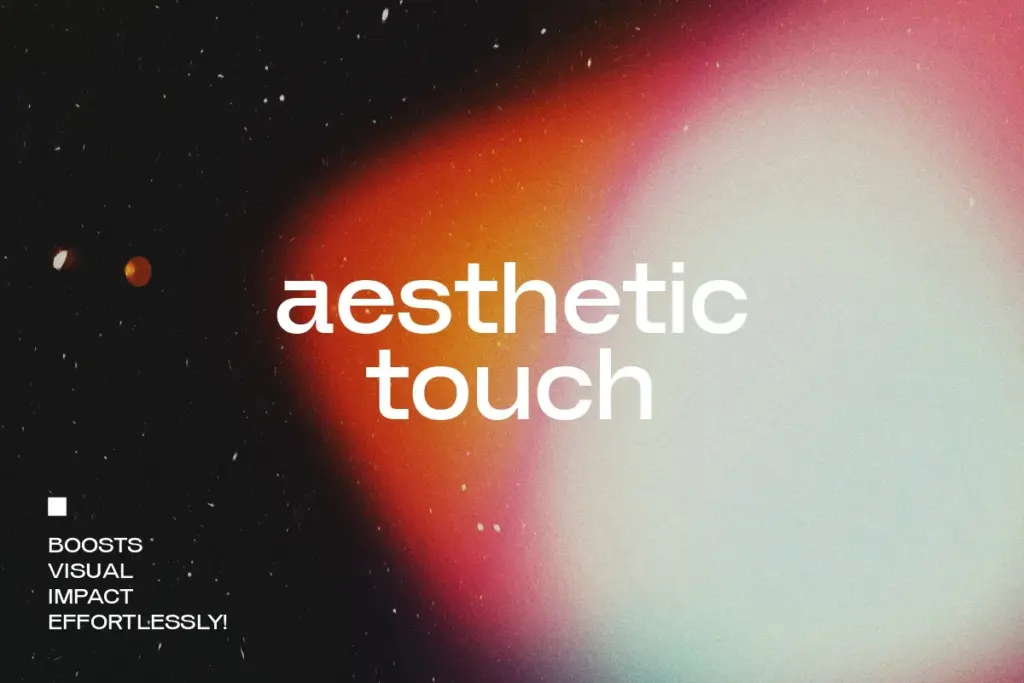 An aesthetic Noisy Gradient featuring a large circular light source with deep shadows and heavy grain.