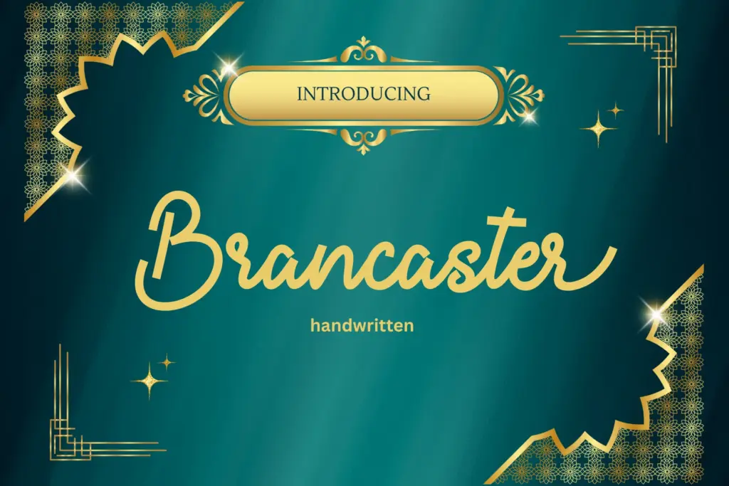 Brancaster handwritten font of 20 Handwritten-Style Fonts Bundle