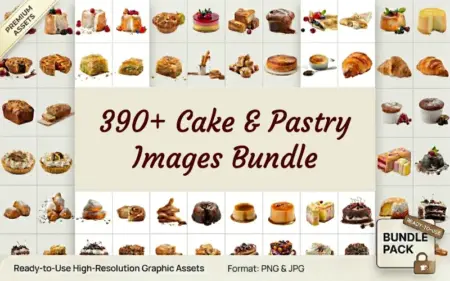 Cake And Pastry Images Bundle Feature Image