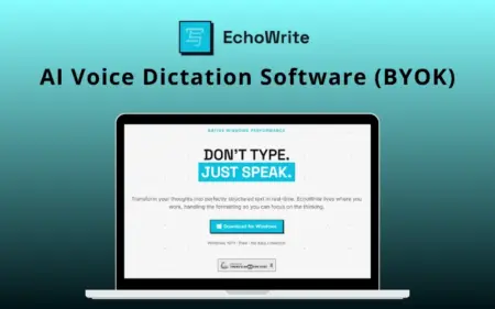 EchoWrite AI Voice Dictation Software Feature Image