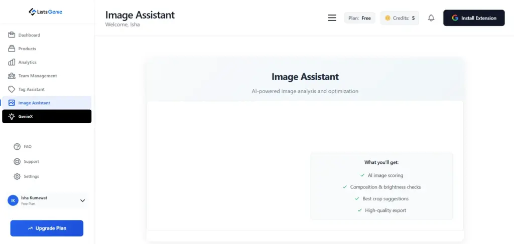 ListsGenie(Etsy SEO Tool) Image Assistant