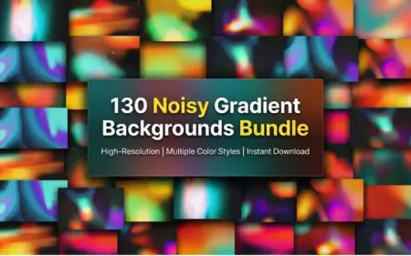 Noisy Gradient Backgrounds Bundle Feature Image