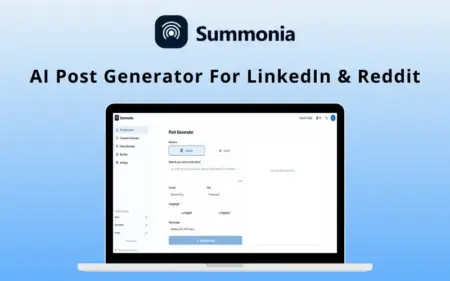 Summonia AI Post Generator For LinkedIn and Reddit Feature Image