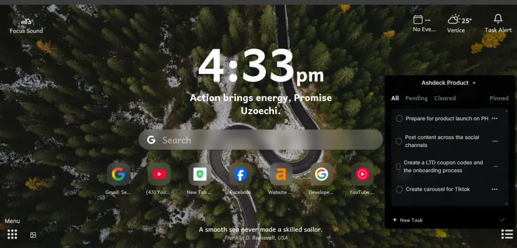Ashdeck Task Manager