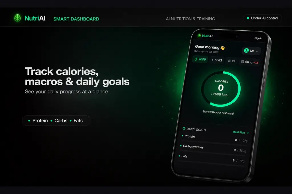 Track Calories, Macros & Daily Goals with NutriAI