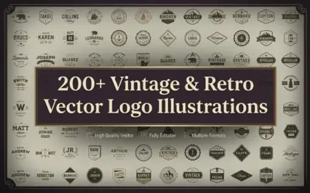 Vector Logo Illustrations Bundle Feature Image
