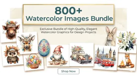 Watercolor Images Bundle Feature Image