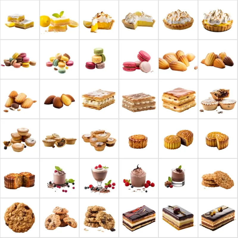 Celebration Cakes and Treats of 390+ Cake and Pastry Images Bundle