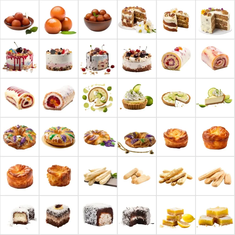 European Pastry Collection of 390+ Cake and Pastry Images Bundle