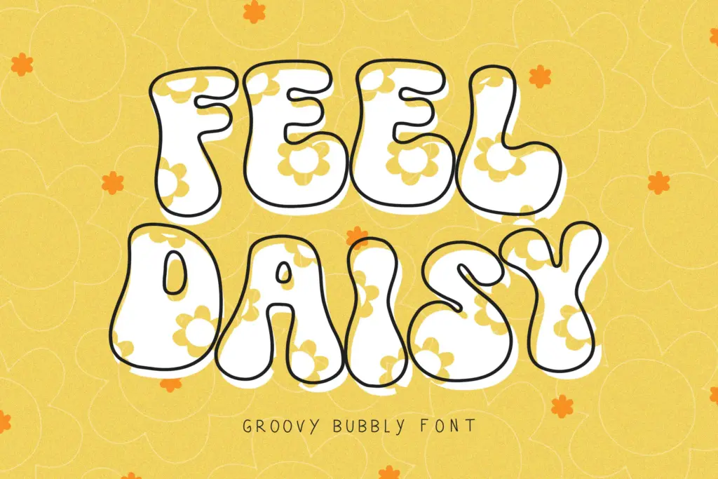 Feel Daisy font of 8 Romantic Fonts Bundle