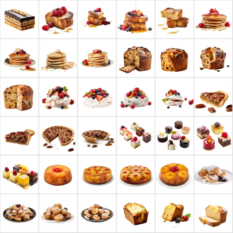 Grand Dessert Showcase of 390+ Cake and Pastry Images Bundle