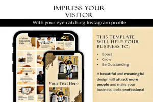 List of content types included in the Gold Aesthetic Canva Marketing Templates, such as quotes, tips, and testimonials.