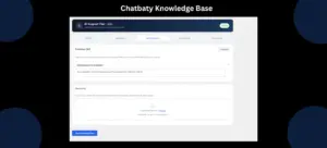 Chatbaty's knowledge base
