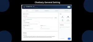 Account settings in Chatbaty AI Chatbot plugin for WordPress