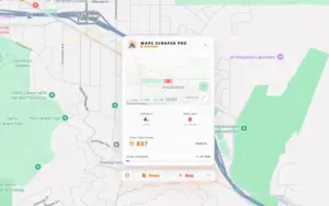 Deep Search with Map Scraper pro Map Scraper Extension