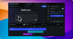 Let FocalFlow's AI automatically zoom and highlight key moments to create a polished video.