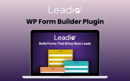 Leadio WP Form Builder Plugin Feature Image