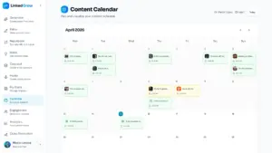 LinkedGrow post calendar