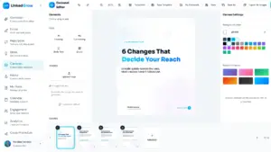 LinkedGrow carousel creation