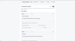 One click ai scoring with WenForm AI Form Builder