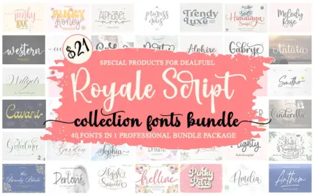 Royale Script Fonts Bundle Feature Image