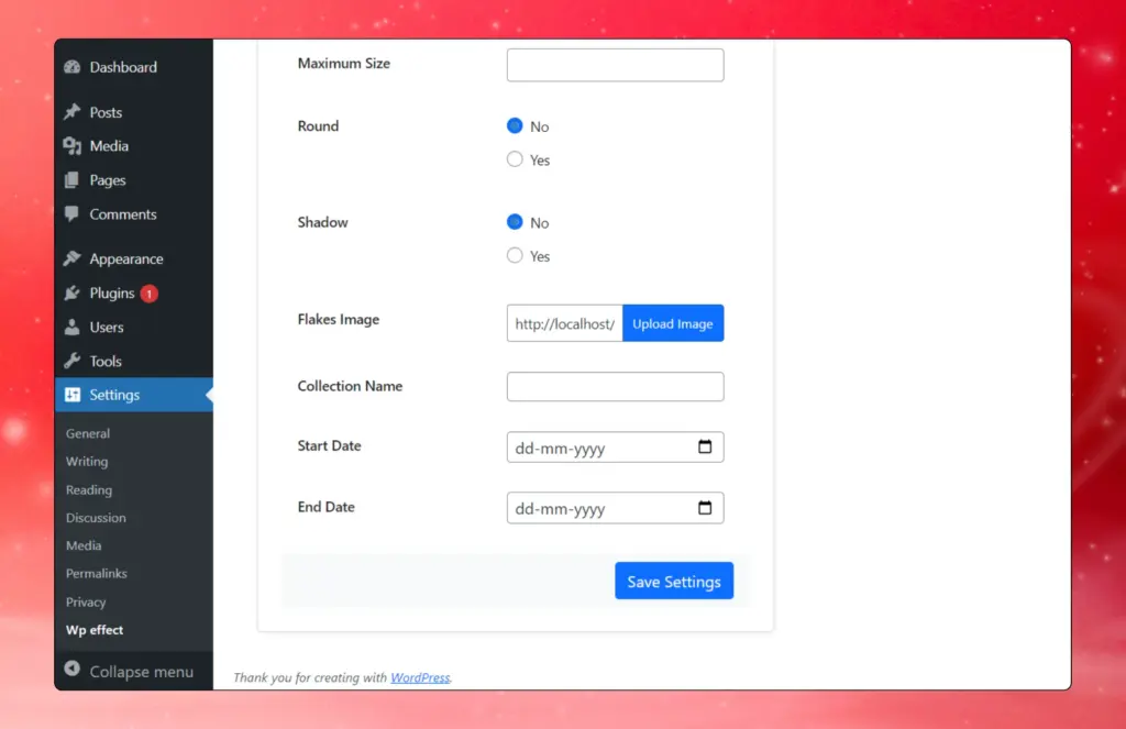 Select from Multiple Effects with WordPress Effects Plugin